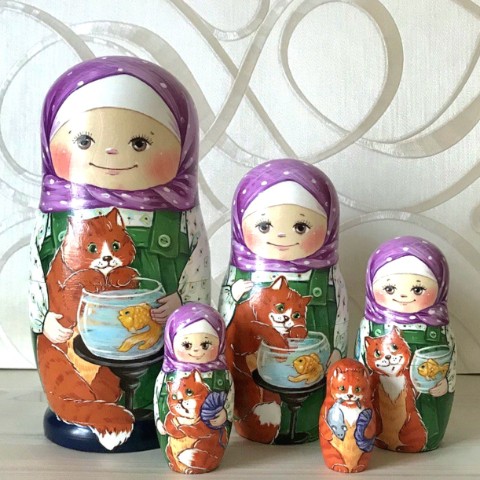 matryoshkin_terem в LOOKY. #матрешка,#котики,#кот,#рыбки,#развивашки,#подарки,#россия,#Москва. Ловите новый набор м...