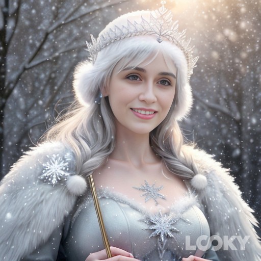 С наступающим ❄️#Снежная_королева #LOOKY_нейронка