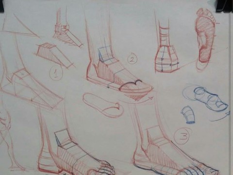 Sofia Timofeeva в LOOKY. #построение,#художник,#artistvibe,#художество,#искусство,#перспектива,#правилапостроения. Построение стопы 

#...