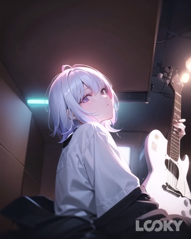 Bulka_S_Yadom в LOOKY. #Аниме_Неон,#LOOKY_нейронка,#Anime,#Girl,#Guitar,#Song. #Аниме_Неон #LOOKY_н...