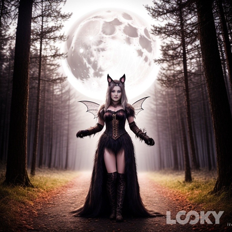 olesa70 в LOOKY — #Хэллоуин_оборотень #LOOKY_нейронка