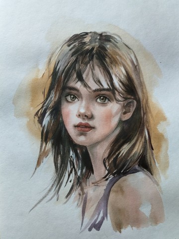 Christina в LOOKY. #портрет. Девчонки набросок
#п...