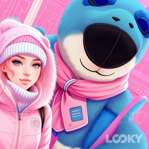 Zinulka play with AI в LOOKY. . Мы с мишкой желаем в...