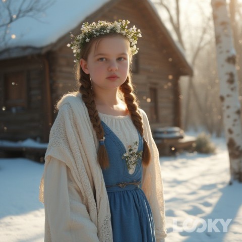 Looky_178669192812510 в LOOKY. #Русская_зима,#LOOKY_нейронка. #Русская_зима #LOOKY...
