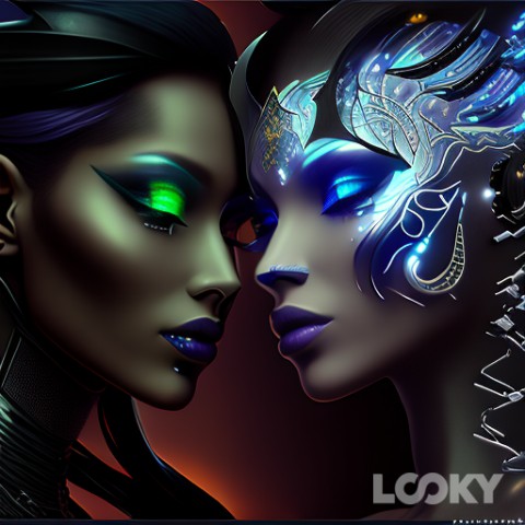 Looky_1695553098653 в LOOKY. #Киберпанк,#LOOKY_нейронка. #Киберпанк #LOOKY_не...