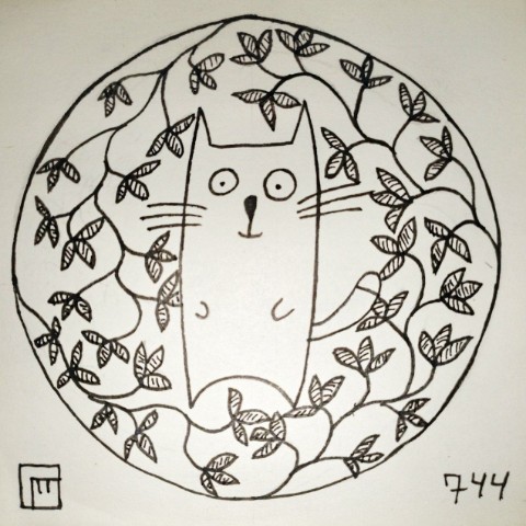 stickercat в LOOKY. #кот,#рисунок,#творчество,#рисуюкаждыйдень. #кот #рисунок #творч...