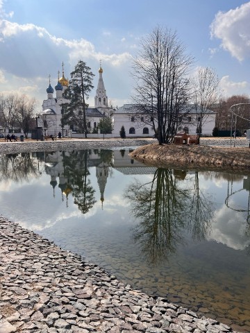 warmaroma в LOOKY. #Дедовск,#Подмосковье,#паркиподмосковья,#пруд,#озеро,#храм. Отличная погода для ...