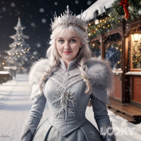 iolantamalina in LOOKY. #Снежная_королева,#LOOKY_нейронка. #Снежная_королева #L...