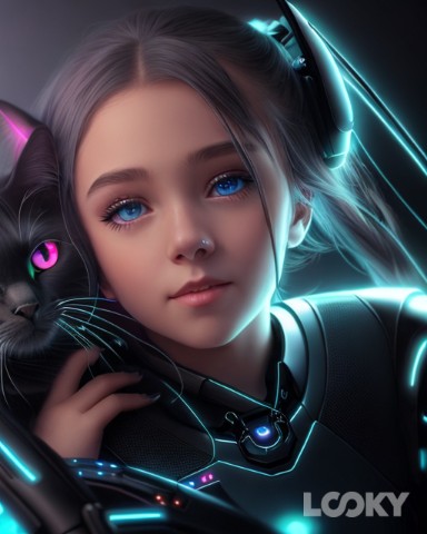Kira_ в LOOKY. #Футуризм,#Фэнтези,#Аниме_Неон,#LOOKY_нейронка. #Футуризм #Фэнтези #...