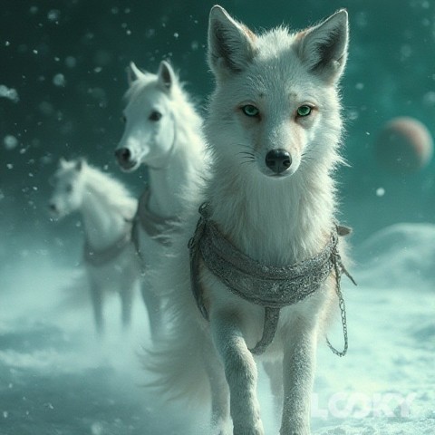 Aleikhan в LOOKY. #Новый_Год_2025,#LOOKY_нейронка,#fox,#snow,#horse,#art,#neiro,#нейро_нг. #Новый_Год_2025 #LOO...