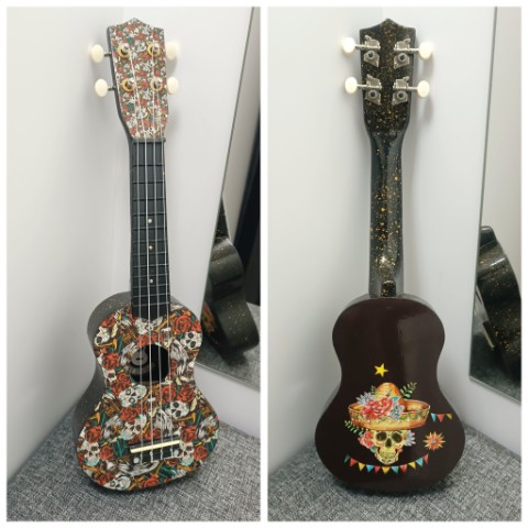 ukulelevitoriia в LOOKY. #укулельки,#росписьгитар,#подарокдругу. Укулеле сопрано
 "Хэ...