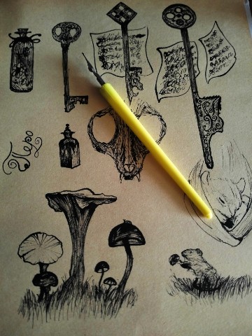 pigarevaa996 в LOOKY. . Тушь. Перо.