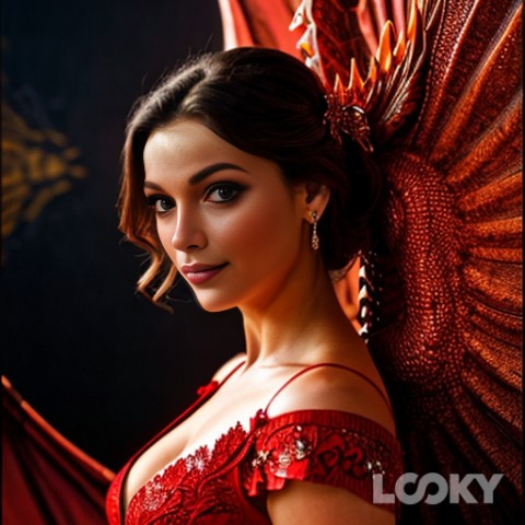 Ali Kahn в LOOKY. #Красный_дракон,#LOOKY_нейронка. #Красный_дракон #LOO...