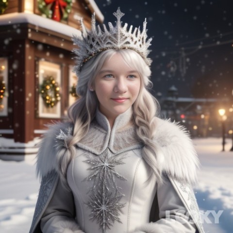 Looky_178611331338278 в LOOKY. #Снежная_королева,#LOOKY_нейронка. #Снежная_королева #L...