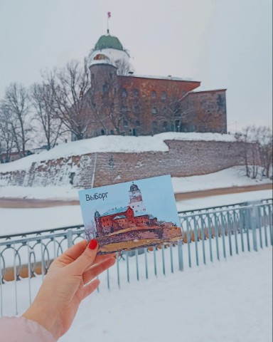 Юля в мире книг в LOOKY. . Зимний Выборг❤️