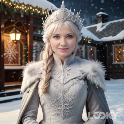 helen022014 в LOOKY. #Снежная_королева,#LOOKY_нейронка. #Снежная_королева #L...