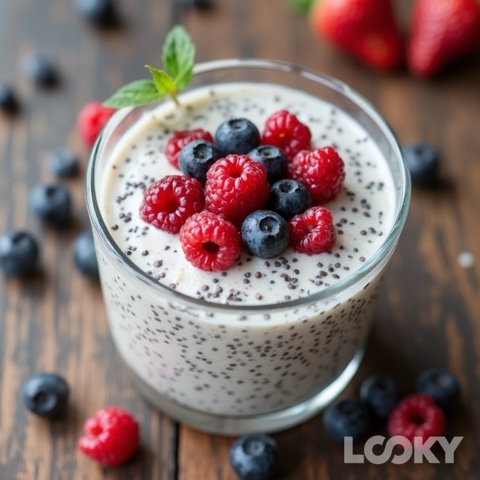 Neuro_food в LOOKY. #Свой_аватар,#LOOKY_нейронка. .
🍮 Чиа-пудинг с ко...
