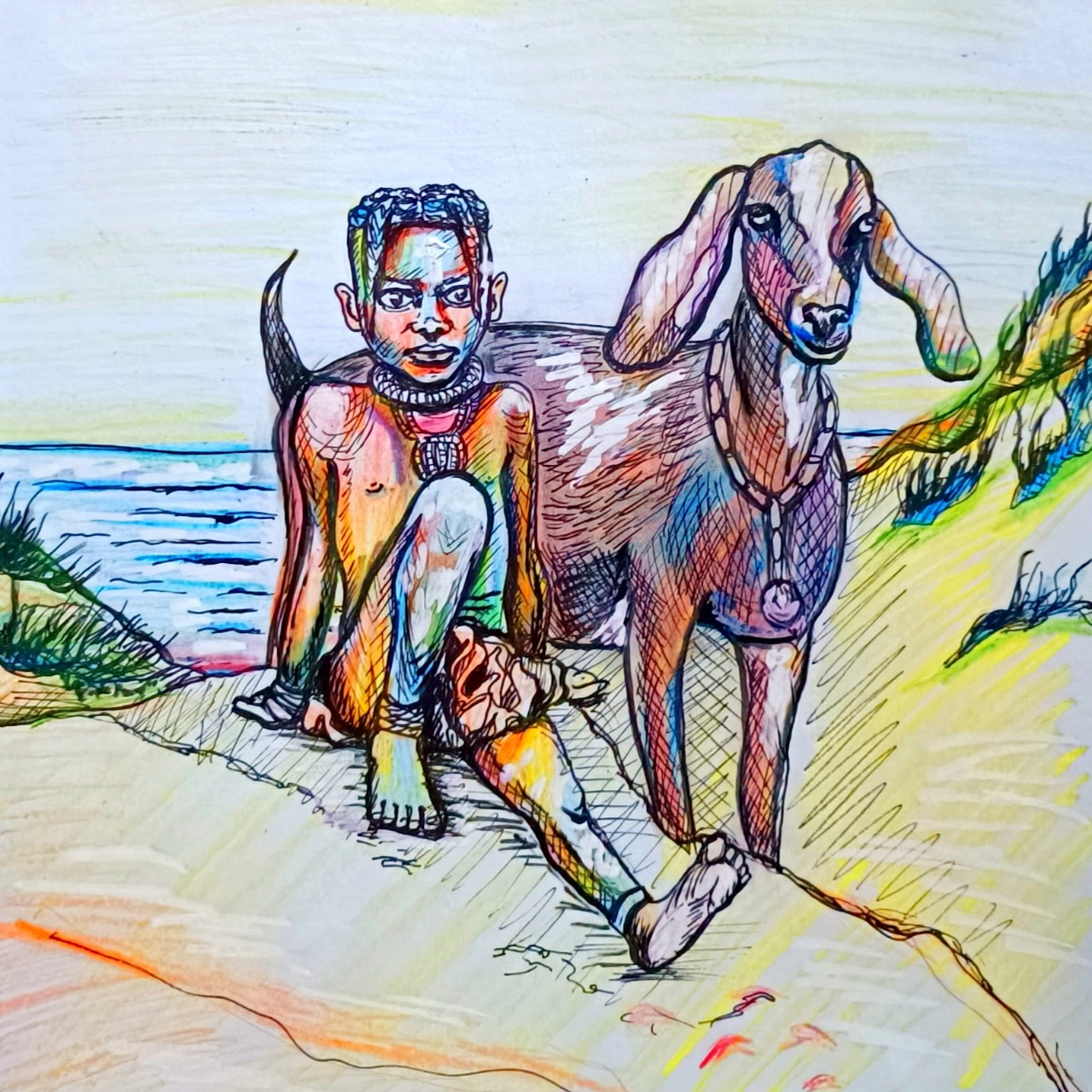 Irina Zorina в LOOKY — Быстрый набросок#рисунок#арт#разминка#artist#paint#портрет#ж