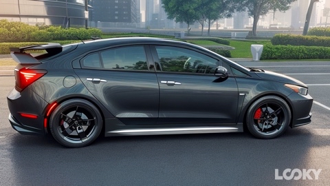Dany_Skibin в LOOKY. #Футуризм,#Стимпанк,#Биохакинг,#LOOKY_нейронка. Мой Lancer X #Футури...