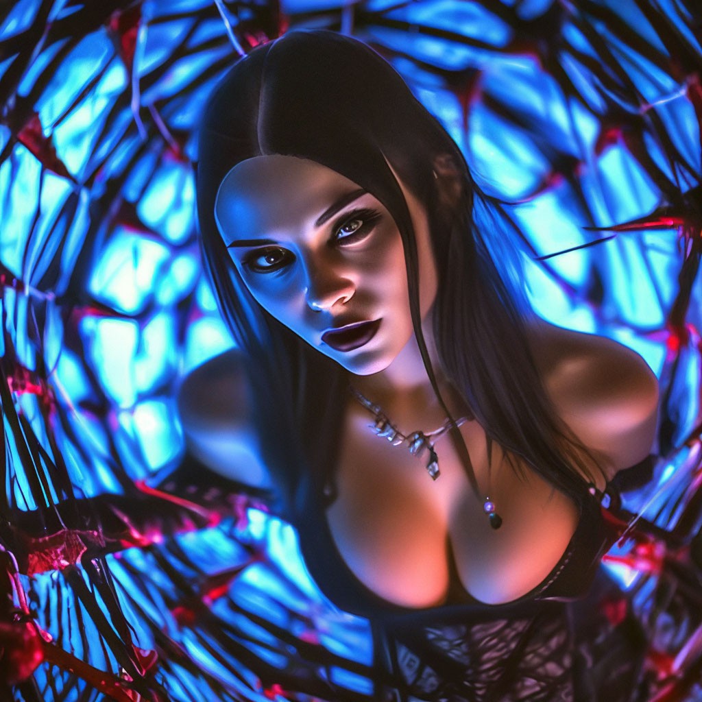 yurtaev_v_v в LOOKY — #girl [#aiart](aiart) #black [#dark](dark) 