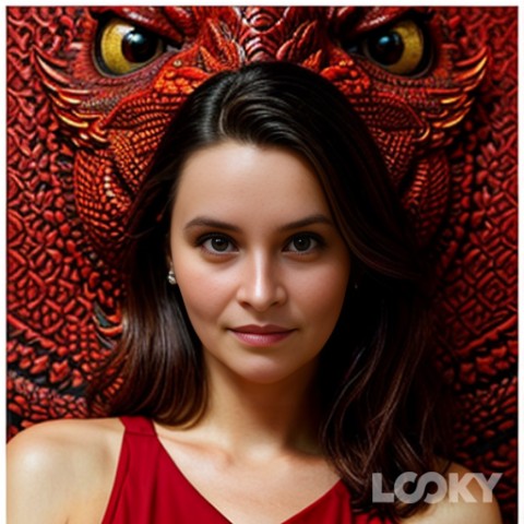 1marinee в LOOKY. #Красный_дракон,#Героиня_будущего_Рунета,#LOOKY_нейронка. #Красный_дракон #Гер...