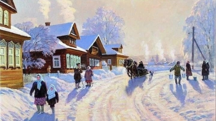 Татьяна в LOOKY — Художник Виктория Бондаренко  " С бабушкой ". Трогательно.