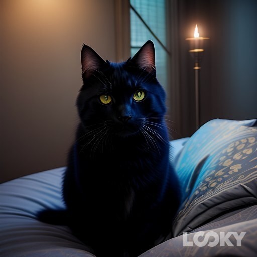 BlackCat in LOOKY. #Фэнтези,#LOOKY_нейронка. #Фэнтези #LOOKY_нейр...