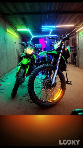 maka_1488 в LOOKY. #LOOKY_нейронка. Enduro#Неон #LOOKY_н...