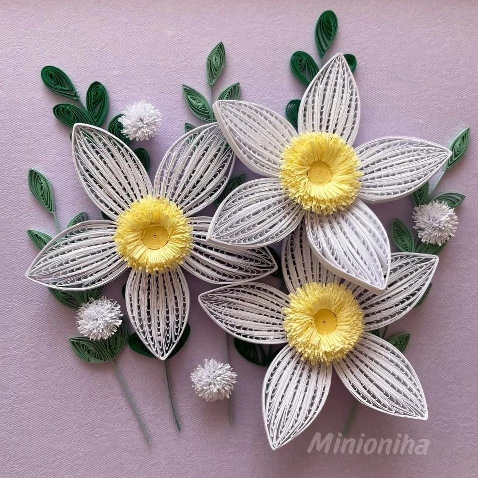 minioniha_quilling в LOOKY — #квиллинг #квиллингцветы