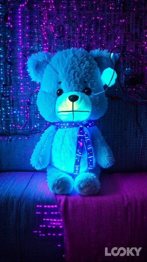 #Неон #LOOKY_нейронка  Cool Bear . Ручная работа сделанная с любовью. Hand made by Vera Ivanova.