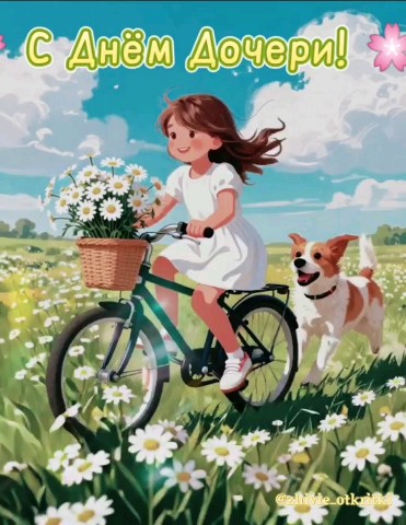 zhivie_otkritki_natali в LOOKY. #DaughtersDay,#HappyDaughtersDay,#ЛюблюМоюДоченьку,#ДеньДочери,#МояПринцесса,#доченька. 🤩Сегодня — День доч...