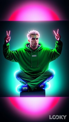 Timur в LOOKY. #Neon,#Illustration,#Pop_art,#LOOKY_нейронка. #Neon #Illustration ...