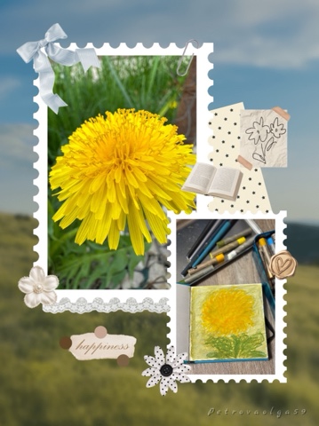 petrovaolga59 в LOOKY. #ярисую,#маслянаяпастель,#малевичъ,#счастьевмелочах,#весна,#рисую,#рисунок,#одуванчик,#хобби,#счастье,#хорошеенастроение,#красотаприроды,#моифото,#май,#выходной,#цветы. 16.05.2026г. Одуванч...