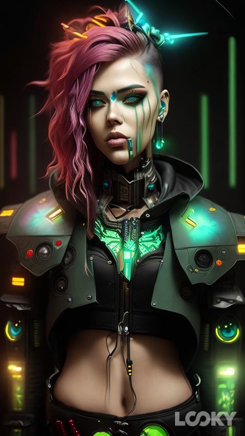 Valkyrie in LOOKY. #Киберпанк,#Комикс,#LOOKY_нейронка. #Киберпанк #Комикс #...