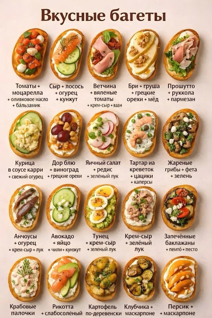 Вкуснейшие бутерброды к вашему столу на любой вкус 😋 #бутеры#вкуснятина#пальчикиоближишь#рекомендации#LOOKY