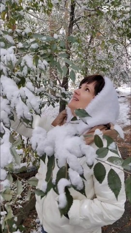 galaga_knit в LOOKY. . Первый снег❄)