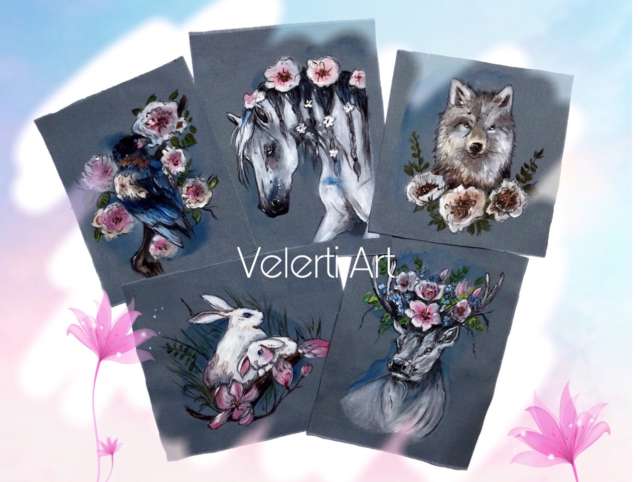 Velerti Art в LOOKY — Ручная роспись: текстильные купоны. 
Можно использовать как 