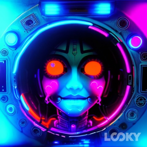 Сюрреалист в LOOKY. #Неон,#Поп_арт,#LOOKY_нейронка,#губка. #Неон #Поп_арт #LOOK...