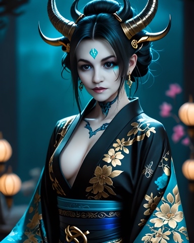 sapphiritte в LOOKY. #prompt,#chatgpt,#oni,#demon,#jarvis. 🖌️ Prompt: full bod...