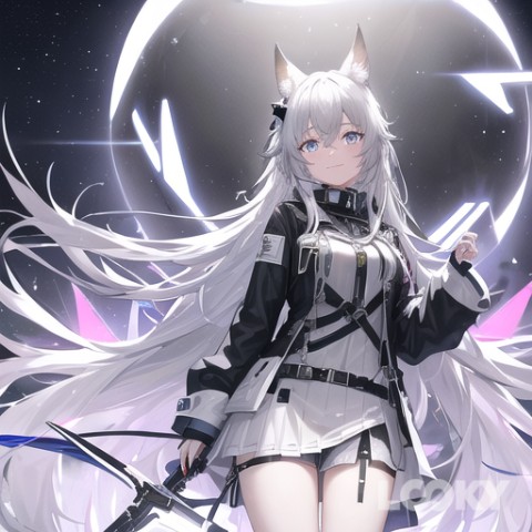 Kitsune-Chan l The maidenssee в LOOKY. #Аниме_Неон,#Аниме,#LOOKY_нейронка. #Аниме_Неон #Аниме #...