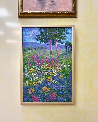 art_Victoria_Galtsova в LOOKY. #живопись,#живописьмаслом,#искусство,#art,#artvictoriagaltsova,#design,#лето,#выставки,#дом. Картина «Летний день...