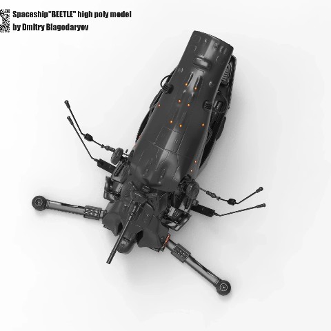 dmitry_blagodaryov в LOOKY. #3D,#cg,#design,#blender,#modeling,#космос. #3D [#conceptart](co...