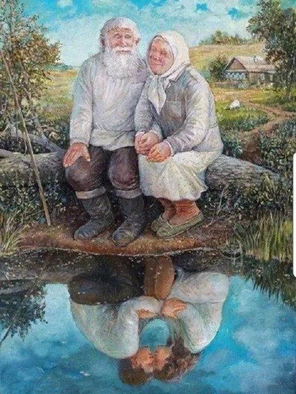 Tatiana Ubushaeva в LOOKY — Однажды мужики спросили деда:

– Скажи вот ты с женой живешь