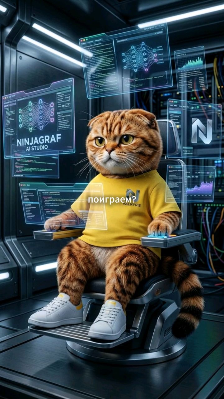 НИНДЗЯГРАФ  Студия ИИ-контента в LOOKY. #Ninjagraf,#Кири,#КиберКошка,#ЛазернаяУказка,#Wildberries,#ИИкоты. Посмотрите на нашу К...