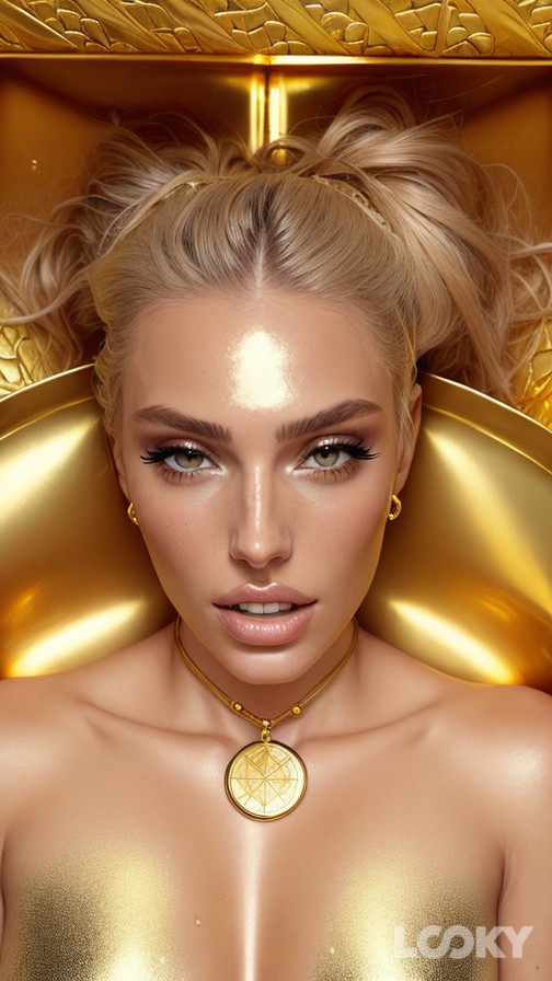 anastasia_terra in LOOKY. #Золото,#LOOKY_нейронка. #Золото #LOOKY_нейро...