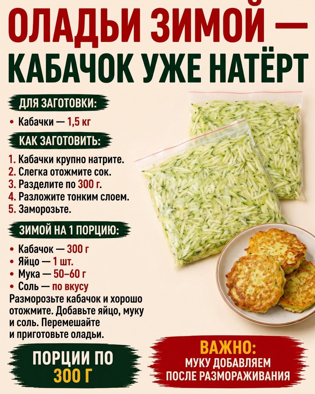 Меню на каждый день в LOOKY — публикация