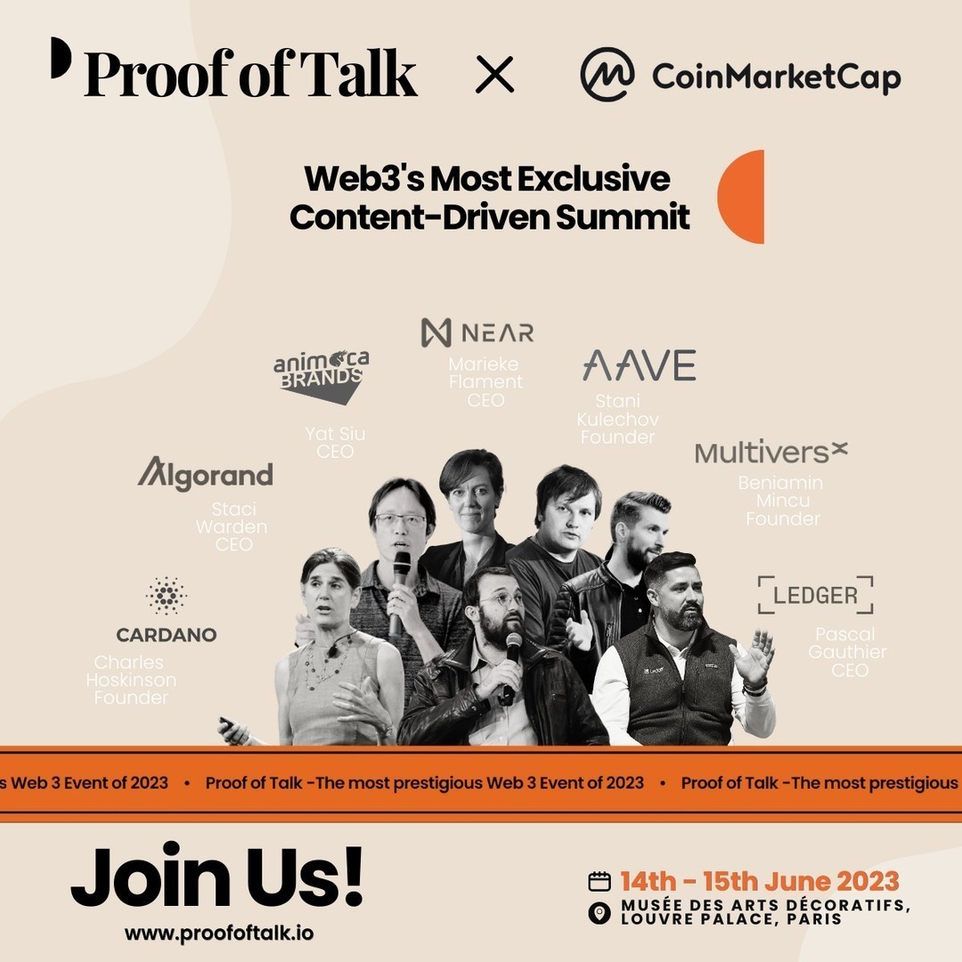 Coinmarketcap in LOOKY. #ProofOfTalk
CoinMarketCap,#cmc. 📣 Dear Web3 Leaders...