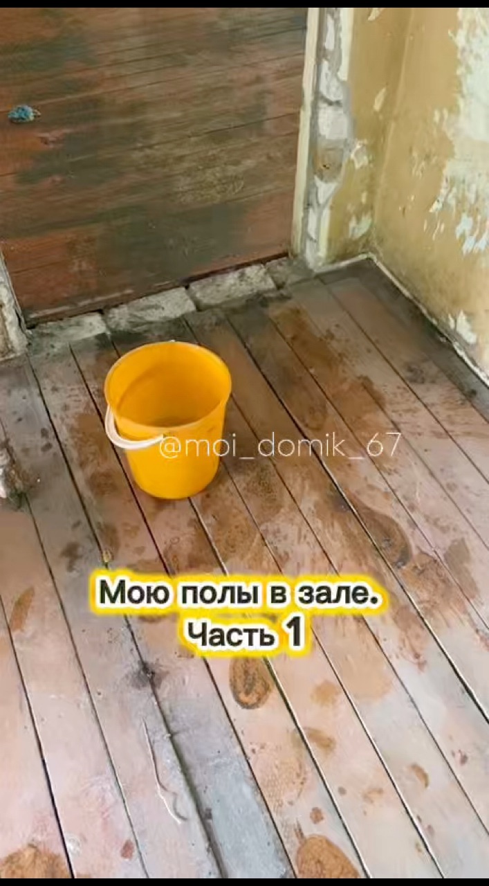 moi_domik_67 в LOOKY. #дача,#дом,#уборка. Мою полы в зале. Час...