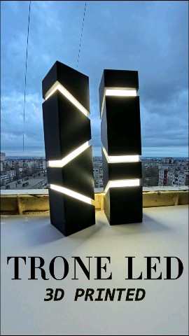 Hrustalev в LOOKY. #3dprinting,#3dledlights,#3d,#led,#ledlights,#ledlamp. Светодиодный светиль...