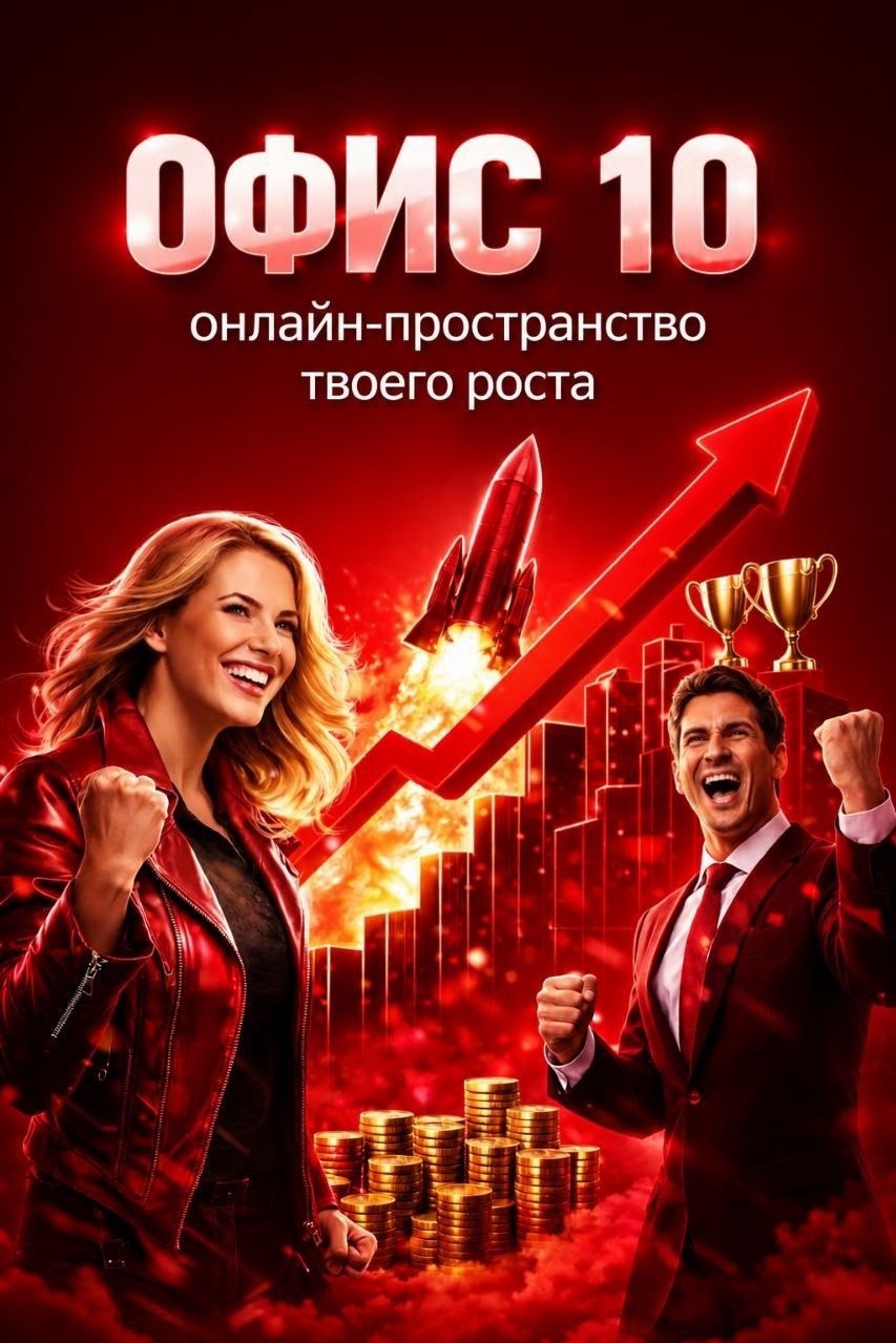 🔥 СТАРТУЕТ «ОФИС 10»
с 10 по 31 мая

Хочешь крутой результат в мае? Пора переходить в режим активных действий! 🚀

21 день активной работы, дисциплины и фокуса на результате.

Что будет внутри:
✔️ ежедневные действия
✔️ еженедельные отчёты по результатам
✔️ поддержка и рабочая атмосфера
✔️ окружение людей, которые действительно делают, а не просто наблюдают

Сразу предупреждаю:
в «Офисе» остаются только активные участники.
Нет действий и отчётов — выбываешь.

🎁 Для тех, кто дойдёт до конца:
доступ к закрытому Архиву с ценными материалами для роста в бизнесе 💎

И это ещё не всё…
Внутри будут секретные материалы и выступления от спикеров, информацию которых невозможно найти в свободном доступе 😏

Кто готов включиться по-настоящему?
Пиши мне в личные сообщения слово «ОФИС», расскажу условия.